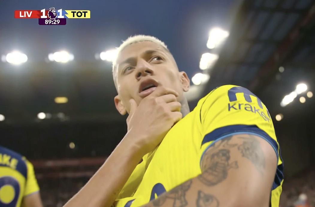 开云体育在线-16场6球，利物浦是里沙利松英超生涯进球并列最多的对手